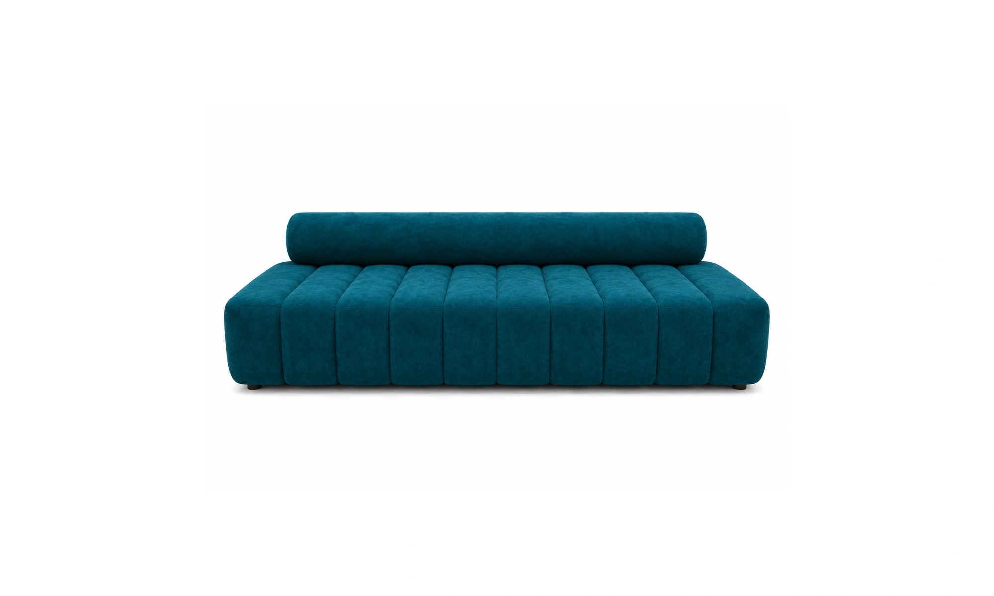 Modular Ribbed Velvet Diwan (Blue)